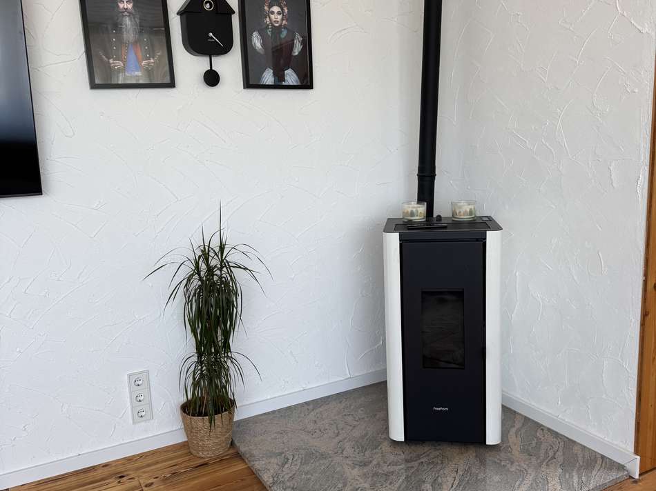 EG Wohnzimmer Pelletofen