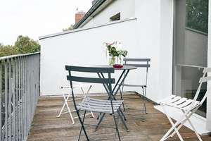 Beliebte Lage im urbanen Zooviertel: 2-Zi.-Whg, offene Küche, möbliert, sonnige S/W-Terrasse – Die vollständige Adresse der Immobilie erhältst du vom Anbieter., 40237 Düsseltal, Düsseldorf – Vorschaubild 2