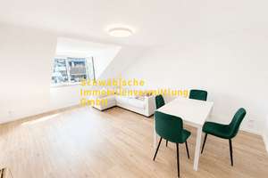 Erstbezug & neu möbliert: 2-Zi.-Whg., DG, EBK & tollem Weitblick, Pärchen oder Pendler – Die vollständige Adresse der Immobilie erhältst du vom Anbieter., 70190 Stöckach, Stuttgart – Vorschaubild 3