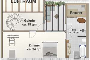 170qm Maisonette Wohnung, 3 Balkone – Die vollständige Adresse der Immobilie erhältst du vom Anbieter., 22177 Bramfeld, Hamburg – Vorschaubild 37