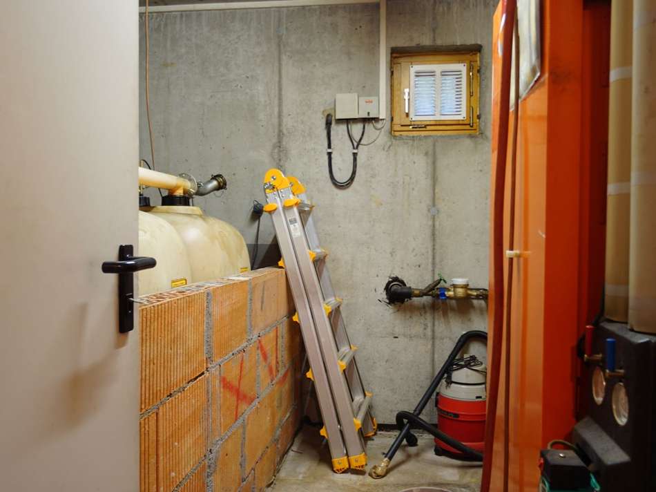 Heizraum mit Öllager