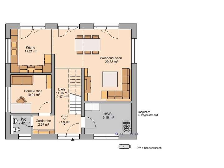 Grundriss Erdgeschoss