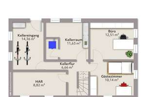 Familienfreundliches Einfamilienhaus mit großem Garten, Kamin und Garage
 – Die vollständige Adresse der Immobilie erhältst du vom Anbieter., 38462 Grafhorst – Vorschaubild 13