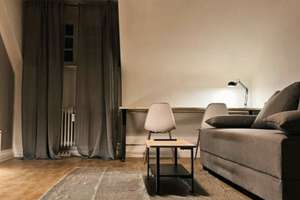 Geschmackvolle 1 Zimmer Wohnung möbliert - OHNE DUSCHE – Adlerstraße 60, 76137 Südstadt, Karlsruhe – Vorschaubild 1