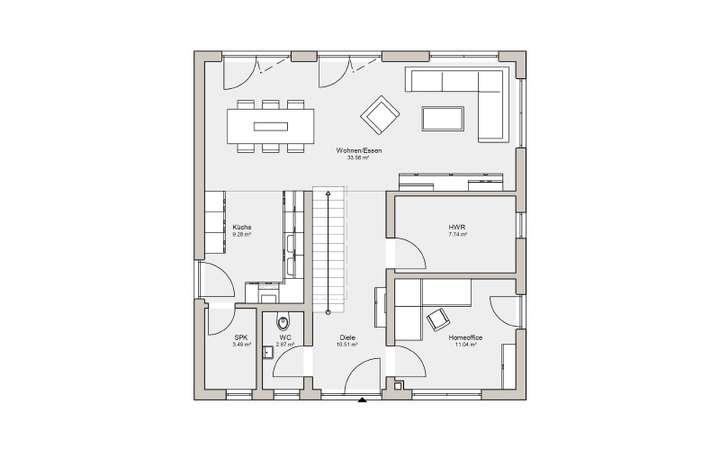 Grundriss Erdgeschoss