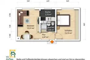 PROVISIONSFREI - sofort bezugsfertig im idyllischen Laubegast, 1. Obergeschoss – Salzburger Str. 30, 1279 Dresden – Vorschaubild 10
