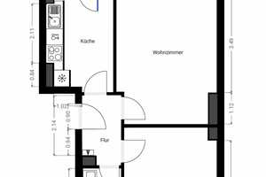 Charmante 2-Zimmer-Wohnung mit Balkon – Berlin – Vorschaubild 9