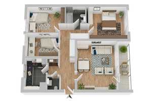 Design trifft Ruhe – Exklusive, sanierte 4-Zimmer-Wohnung am Ende der Sackgasse in Gievenbeck – Münster – Vorschaubild 19
