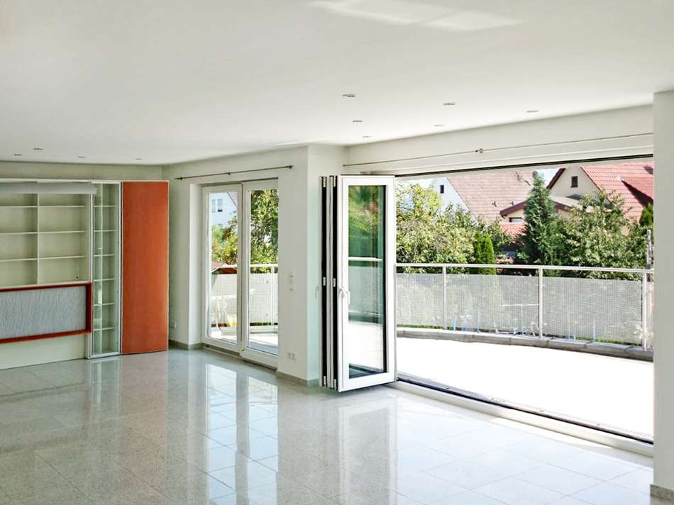 Luftiges Ambiente im Wohnbe...