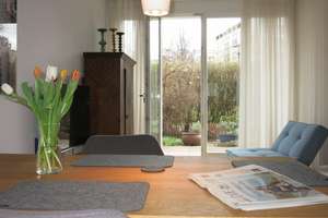 Modern möblierte Wohnung mit Garten und TG-Stellplatz