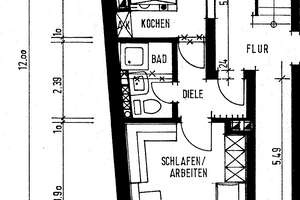 Schöne 1 Zimmer Wohnung im idylischen Duisburg Ruhrort – Landwehrstr. 15, 47119 Ruhrort, Duisburg – Vorschaubild 4