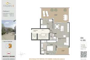 FASAN 4  – 3-Zi.-Penthouse 4.OG – 101qm – 48qm Dachterrasse – Blick über Heilbronn - W16 – Fasanenplatz 4, 74080 Böckingen, Heilbronn – Vorschaubild 2