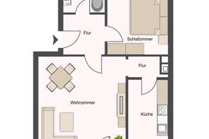 Helle Dachgeschosswohnung mit Schrägen und Charme – Die vollständige Adresse der Immobilie erhältst du vom Anbieter., 22457 Schnelsen, Hamburg – Vorschaubild 10