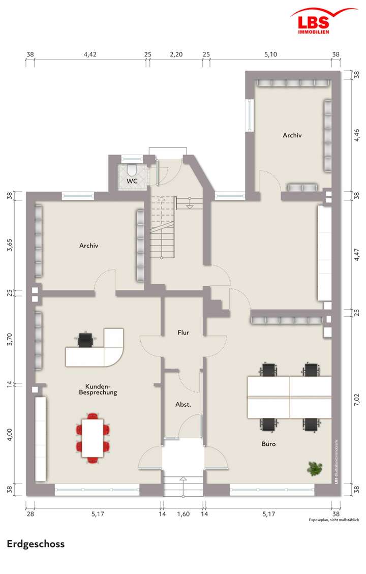 Haupthaus Erdgeschoss