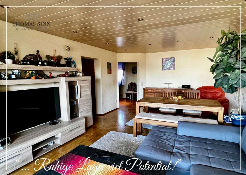 Immobilie in Neuenstadt am Kocher - Renovierungsbedürftige 3,5-Zimmer-Wohnung im 1.OG eines gepflegten Mehrfamilienhauses mit Garage - Bild 0