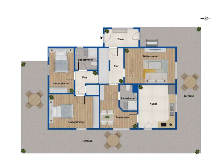 Grundriss Erdgeschoss