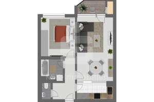 Attraktive 2-Zimmer-Wohnung in zentraler Lage mit Balkon und guter Anbindung – Jetzt besichtigen! – Die vollständige Adresse der Immobilie erhältst du vom Anbieter., 51109 Neubrück, Köln – Vorschaubild 7