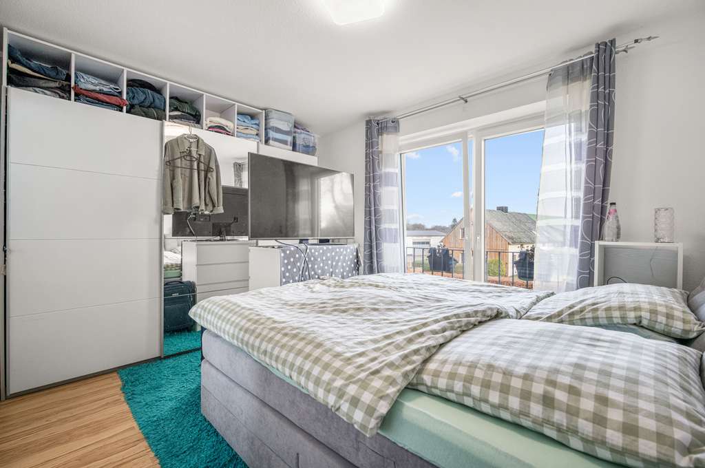 Immobilie in Harrislee - Modernisierte 2-Zimmer-Wohnung mit Westbalkon & TG-Stellplatz - vermietet - Bild 4