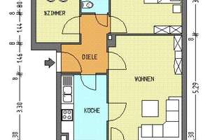 Gemütliche, sanierte 2,5- Zimmer-Wohnung mit Balkon – Goebelstr. 78, 13627 Charlottenburg-Nord, Berlin – Vorschaubild 2