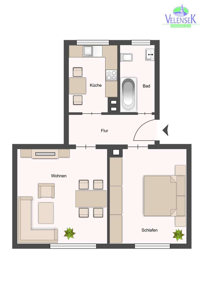 Kapitalanlage - 2-Zimmer- Eigentumswohnung zentral im westlichen Ringgebiet, Braunschweig – Bild 4