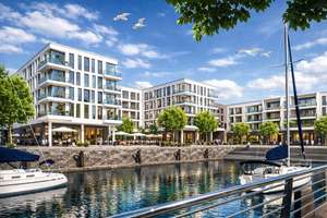 Exklusive 2-Zimmer-Wohnung mit Wasserblick, Balkon und Tiefgaragenstellplatz in Premiumlage am Mainz – Am Zollhafen 13, 55118 Neustadt, Mainz – Vorschaubild 9