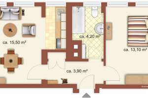 Frisch renovierte 2-Raum-Wohnung!  – Naumburger Str. 27, 6712 Zeitz – Vorschaubild 2