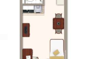 1-Zimmer Wohnung in München-Perlach – Karl-Marx-Ring 46, 81735 Neuperlach, München – Vorschaubild 2