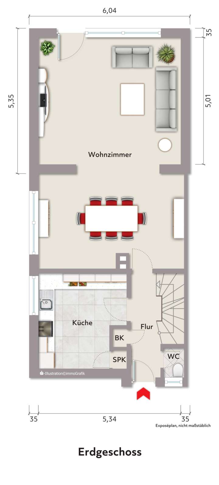 Grundriss Erdgeschoss