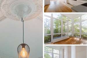 Stuckdecken, Wintergarten, Einbauküche - 3-Zimmer-Wohnung mit besonderer Ausstattung – Die vollständige Adresse der Immobilie erhältst du vom Anbieter., 28203 Fesenfeld, Bremen – Vorschaubild 6