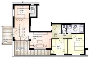 Penthouse mit Alpenblick | Dachterrasse & Westbalkon | Aufzug | Garage + Stellplatz inklusive – Die vollständige Adresse der Immobilie erhältst du vom Anbieter., 83059 Kolbermoor – Vorschaubild 6