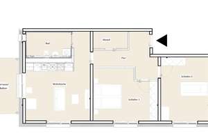 3-Zimmer-Neubauwohnung mit Balkon/Terrasse in Kappeln an der Schlei (WBS erforderlich!) – Ellenberger Straße 10, 24376 Kappeln – Vorschaubild 5
