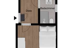 Charmante 1-Zimmer- Wohnung mit separater Küche – Die vollständige Adresse der Immobilie erhältst du vom Anbieter., 46045 Altstadt-Süd, Oberhausen – Vorschaubild 8