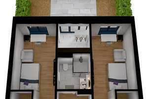 Neubau Wohnung inkl. Küche mit perfektem 2er WG-Grundriss – Kinderhauser Straße 108/110, 48147 Uppenberg, Münster – Vorschaubild 5