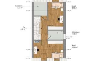 Moderne Doppelhäuser zum Familienpreis - "Alte Ziegelei" Marktheidenfeld  (Haus 7) – Die vollständige Adresse der Immobilie erhältst du vom Anbieter., 97828 Marktheidenfeld – Vorschaubild 12