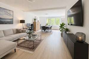 Wohnen in erster Reihe am Haumannpark - sanierte Gartenwohnung mit 2 Terrassen und Homeoffice