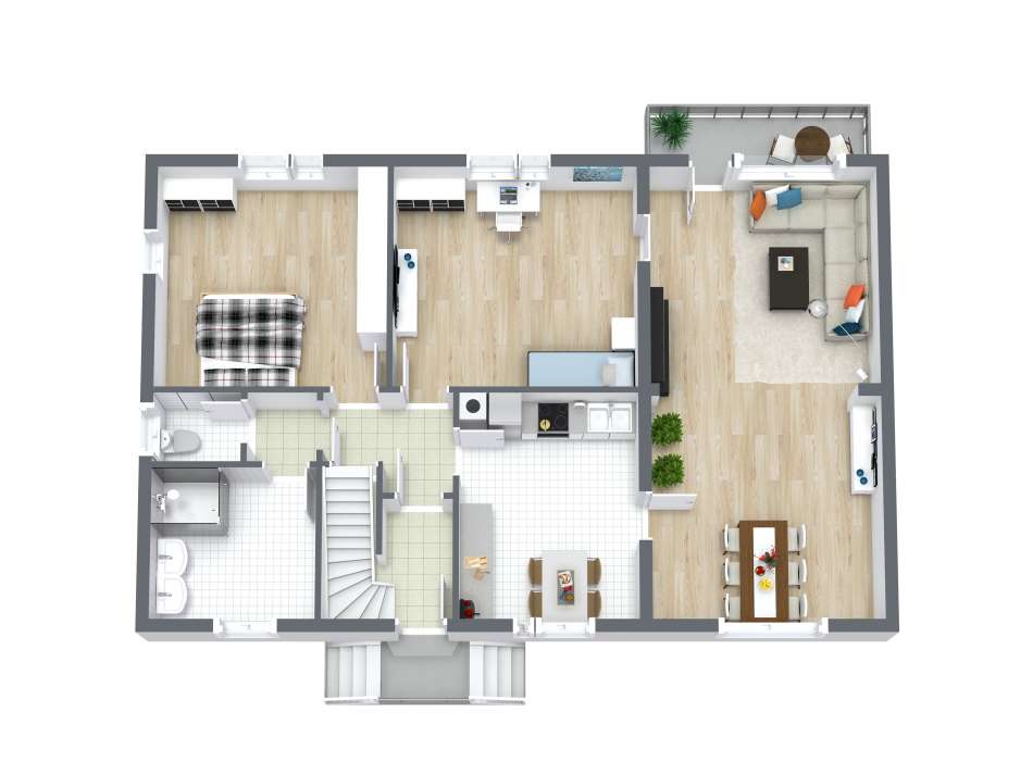 3D-Grundriss EG