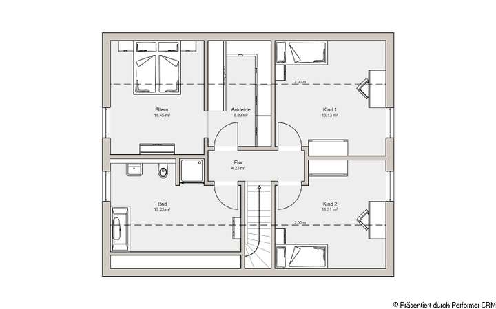 Grundriss Dachgeschoss