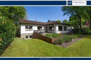 Großzügiger Bungalow mit Kamin und Wohlfühlgarten in ruhiger Sackgassenlage