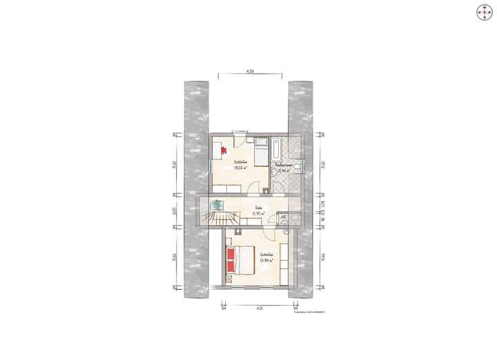 Grundriss Dachgeschoss