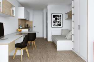 Vollmöbiliertes Einzelapartment in Mainz – Anni-Eisler-Lehmann-Straße 8a, 55122 Hartenberg-Münchfeld, Mainz – Vorschaubild 1