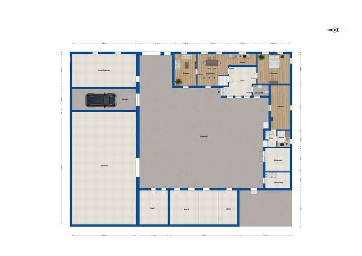 Grundriss Grundstück