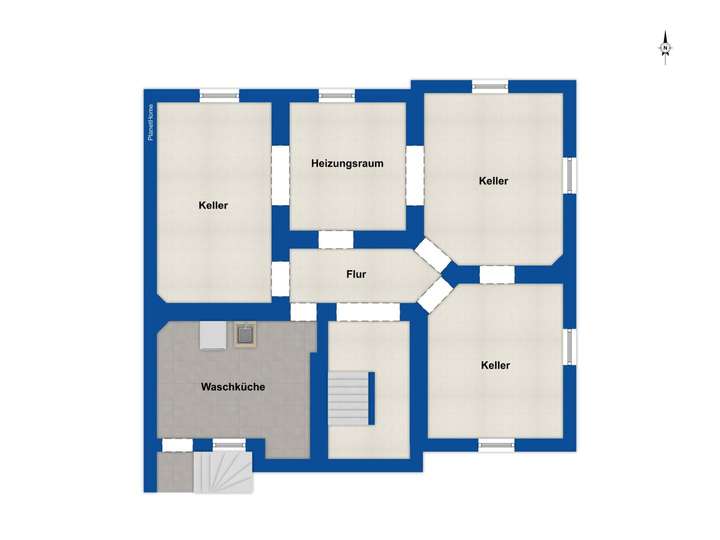 Grundriss Kellergeschoss 