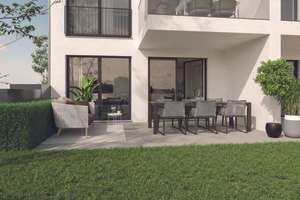 3-Zimmer-Wohnung mit 2 Terrassen und 2 Gartenanteilen – Katzenbachstraße 116, 70563 Heerstraße, Stuttgart – Vorschaubild 2