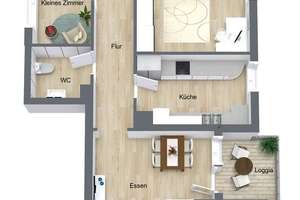 Traumhafte Dachgeschosswohnung mit Balkon, Loggia und großzügigem Wohnkomfort – Die vollständige Adresse der Immobilie erhältst du vom Anbieter., 97084 Heuchelhof, Würzburg – Vorschaubild 11
