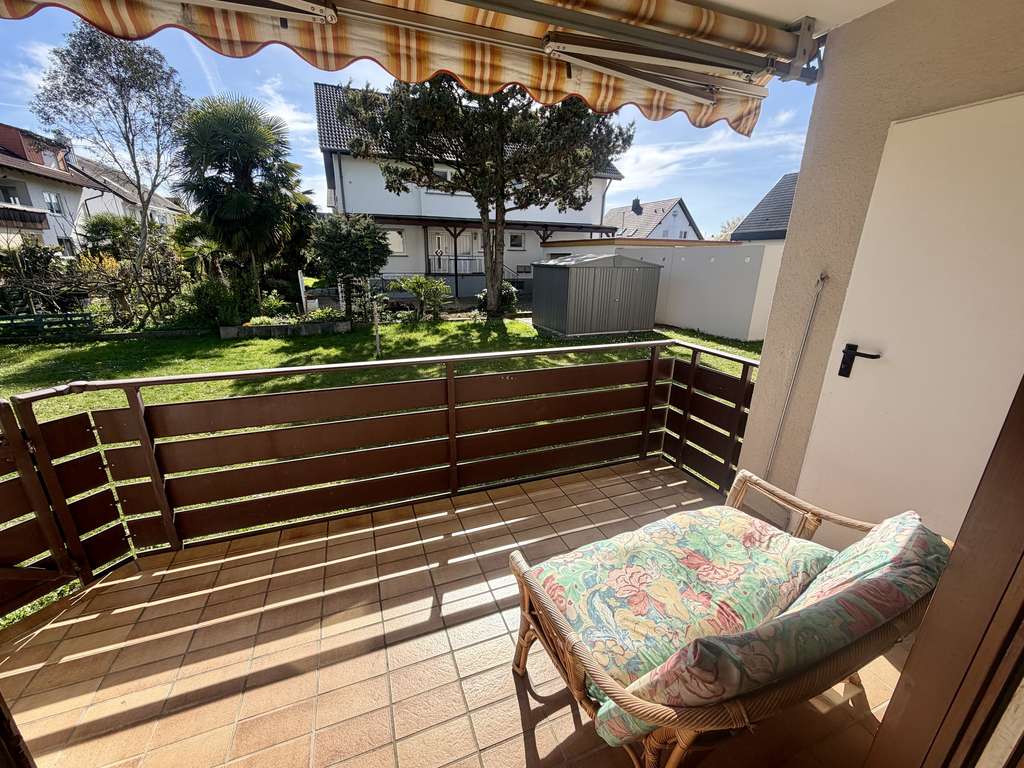 Immobilie in Ringsheim - Helle 3,5-Zimmer-Erdgeschosswohnung mit Gartenzugang, Balkon & Garage in ruhiger Lage - Bild 2