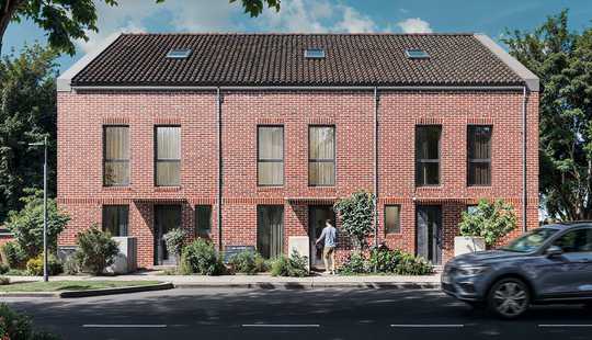 Bild von Reihenhäuser - Neubau - 158m² Wohnfläche - KFW 40 - Altwarmbüchen