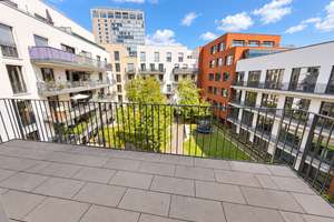 OSTEND stylish! Next to ECB and river Main, 2016 3-room w. 2x balcony, 2x bath & parquet