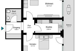 ROGERS: Helle Wohnung mit Balkon mit idealem Grundriss – 82110 Germering – Vorschaubild 30