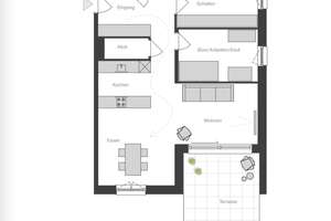 Erstbezug: 3,5-Zimmer-Wohnung mit Garten, Einbauküche & Parkett – Ströhlerbachallee 66, 74613 Öhringen – Vorschaubild 2
