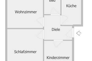 ~ Ruhige und familienfreundliche 3-Raum-Wohnung für Individualisten zum selber renovieren~ – Lilienthalstraße 10, 47059 Neuenkamp, Duisburg – Vorschaubild 2